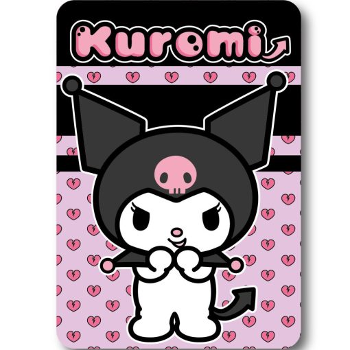 Hello Kitty Kuromi Heart polár takaró 100x140cm