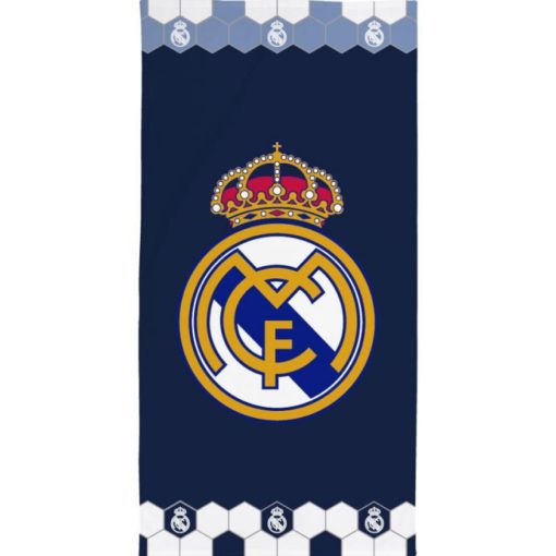 Real Madrid Royal Blue fürdőlepedő, strand törölköző 70x140cm (Fast Dry)