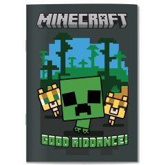Minecraft Good Riddance B/5 vonalas füzet 40 lapos