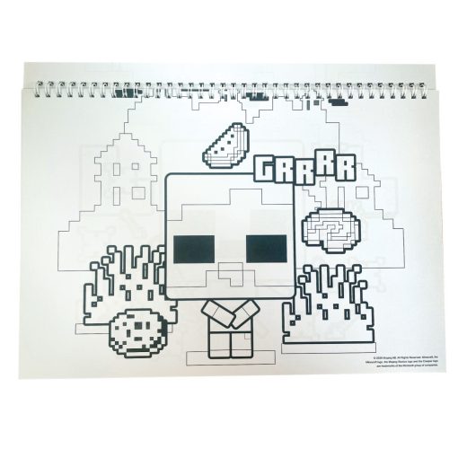 Minecraft Creepers Need Hugs A/4 spirál vázlatfüzet 40 lapos matricával