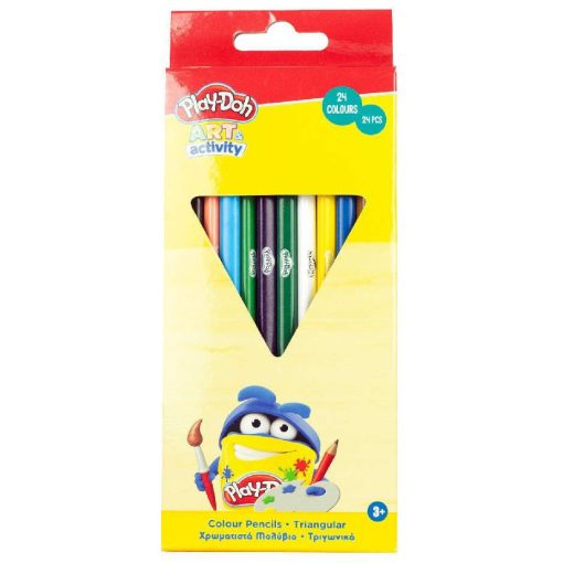 Play-Doh Art háromszögletű színes ceruza 24 db-os