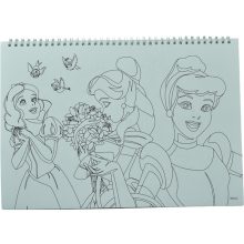 Disney Hercegnők Spring A/4 spirál vázlatfüzet 40 lapos matricával