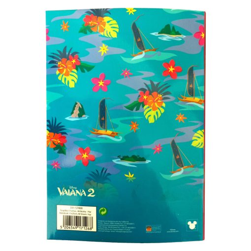 Disney Vaiana Big Sis B/5 vonalas füzet 40 lapos
