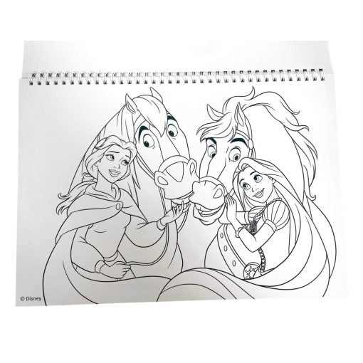 Disney Hercegnők Life A/4 spirál vázlatfüzet 40 lapos matricával