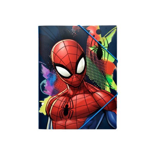 Pókember Splotch A/4 gumis mappa