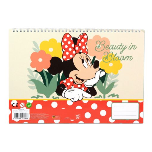 Disney Minnie Nomadic Spirit A/4 spirál vázlatfüzet 40 lapos matricával