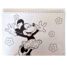 Disney Minnie Nomadic Spirit A/4 spirál vázlatfüzet 40 lapos matricával