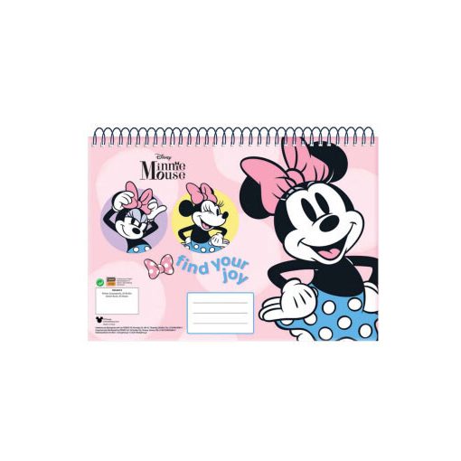 Disney Minnie Joy A/4 spirál vázlatfüzet 30 lapos