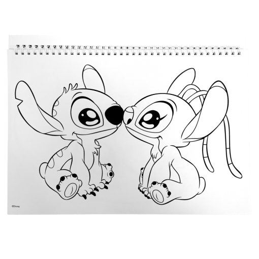 Disney Lilo és Stitch, A csillagkutya Universe A/4 spirál vázlatfüzet 40 lapos matricával