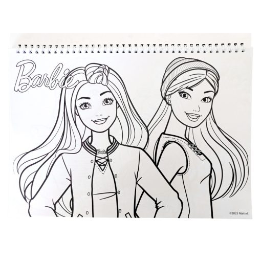 Barbie Paints A/4 spirál vázlatfüzet 40 lapos matricával