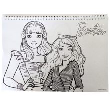 Barbie Paints A/4 spirál vázlatfüzet 40 lapos matricával