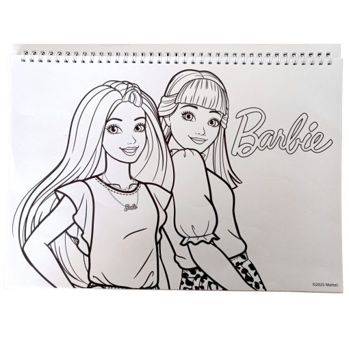 Barbie Paints A/4 spirál vázlatfüzet 40 lapos matricával