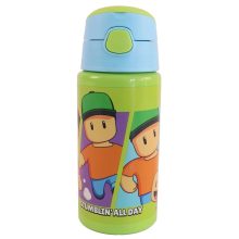 Stumble Guys All Day alumínium szívószálas kulacs akasztóval 500 ml