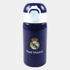 Real Madrid Blue alumínium szívószálas kulacs 500 ml