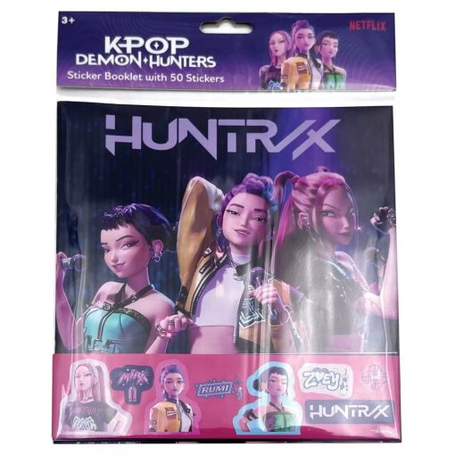 K-pop Démonvadászok Hunter X matricás album 50 db matricával