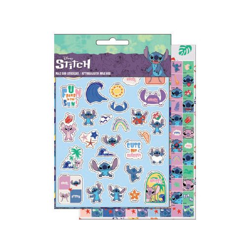 Disney Lilo és Stitch, A csillagkutya Cool 600 darabos matrica szett