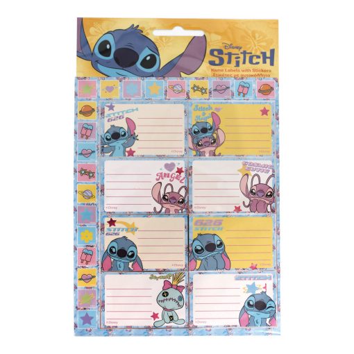 Disney Lilo és Stitch, A csillagkutya Universe füzetcímke matricával 16 db-os
