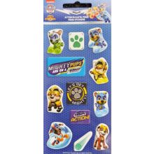 Mancs Őrjárat Action pufi szivacs matrica szett