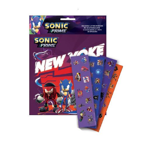 Sonic a sündisznó New Yoke matricás album 50 db matricával