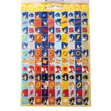 Sonic a sündisznó Squad 600 darabos matrica szett