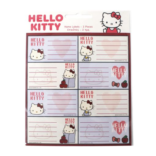 Hello Kitty Apple füzetcímke 16 db-os