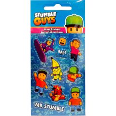 Stumble Guys Blue hologrammos matrica szett