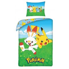 Pokémon Field ágyneműhuzat 140×200cm, 70×90 cm