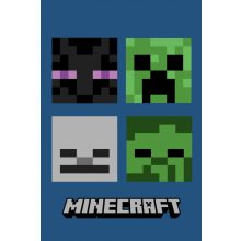 Minecraft Bad Mobs szuper puha polár takaró 100x150cm