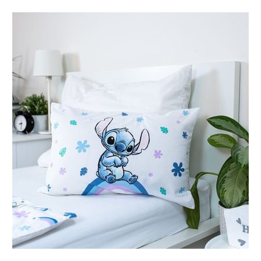 Disney Lilo és Stitch, A csillagkutya Rainbow gyerek, ovis ágyneműhuzat 100×135 cm, 40×60 cm