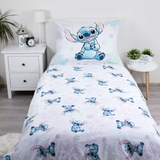 Disney Lilo és Stitch, A csillagkutya Ohana White ágyneműhuzat 140×200cm, 70×90 cm