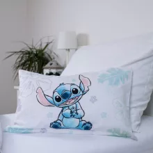 Disney Lilo és Stitch, A csillagkutya Ohana White gyerek, ovis ágyneműhuzat 100×135 cm, 40×60 cm