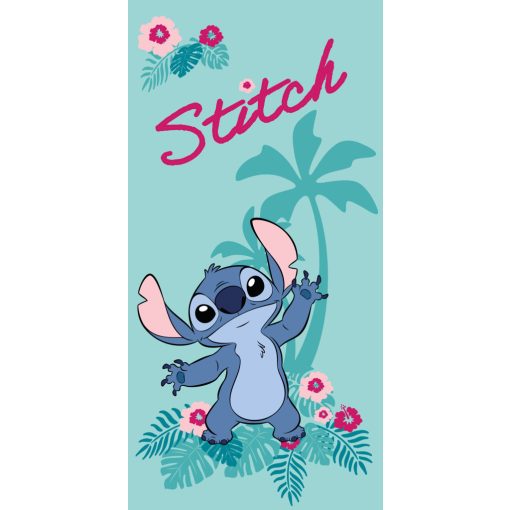 Disney Lilo és Stitch, A csillagkutya Hawaii fürdőlepedő, strand törölköző 70x140cm (Fast Dry)