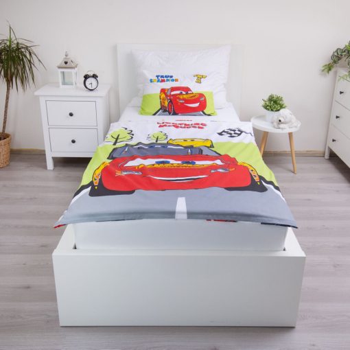 Disney Verdák Champion gyerek, ovis ágyneműhuzat 100×135 cm, 40×60 cm