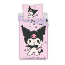Hello Kitty Kuromi Be Yourself ágyneműhuzat 140×200cm, 70×90 cm