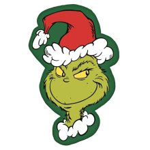 A Grincs Green Smile formapárna, díszpárna 36x23 cm