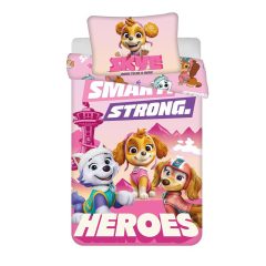   Mancs Őrjárat Smart Strong gyerek, ovis ágyneműhuzat 100×135cm, 40×60 cm