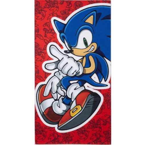 Sonic a sündisznó Velocity Mode fürdőlepedő, strand törölköző 70x140 cm (Fast Dry)