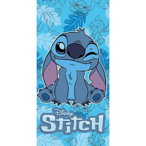 Disney Lilo és Stitch, A csillagkutya Sweet Wink fürdőlepedő, strand törölköző 70x140 cm (Fast Dry)