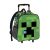 Minecraft Face gurulós ovis 3D hátizsák, táska 32 cm