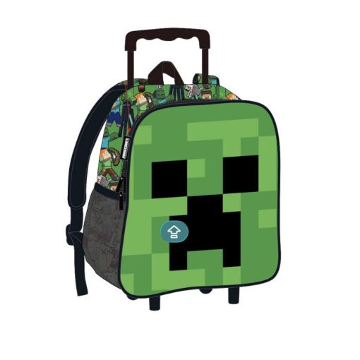 Minecraft Face gurulós ovis 3D hátizsák, táska 32 cm