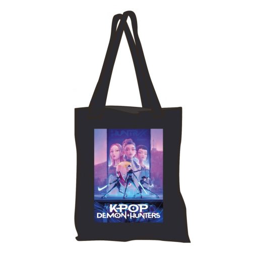 K-pop Démonvadászok Neon Warriors shopping bag, bevásárlótáska 41 cm