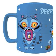 K-pop Démonvadászok Derpy porcelán bögre levehető plüss borítással 440 ml (15,5 oz) Díszdobozban