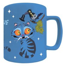 K-pop Démonvadászok Derpy porcelán bögre levehető plüss borítással 440 ml (15,5 oz) Díszdobozban