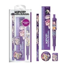 K-pop Démonvadászok Purple írószer szett 5 db-os
