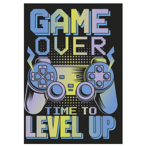 Gamer Level Up A/4 gumis mappa