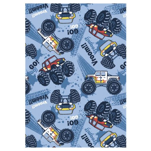 Jármű Monster Truck A/4 gumis mappa