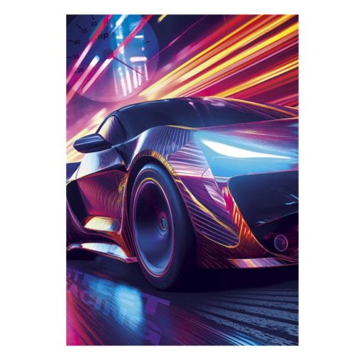 Autó Street Racing A/4 gumis mappa