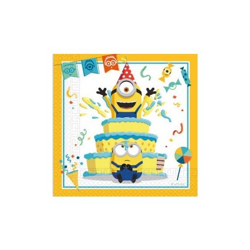 Minyonok The Rise of Gru szalvéta 20 db-os 33x33 cm