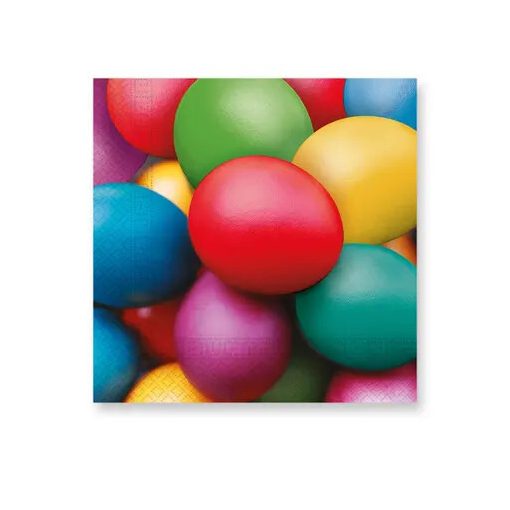 Húsvét Colorful Eggs szalvéta 20 db-os 33x33 cm