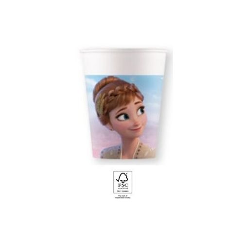 Disney Jégvarázs Wind papír pohár 8 db-os 200 ml FSC